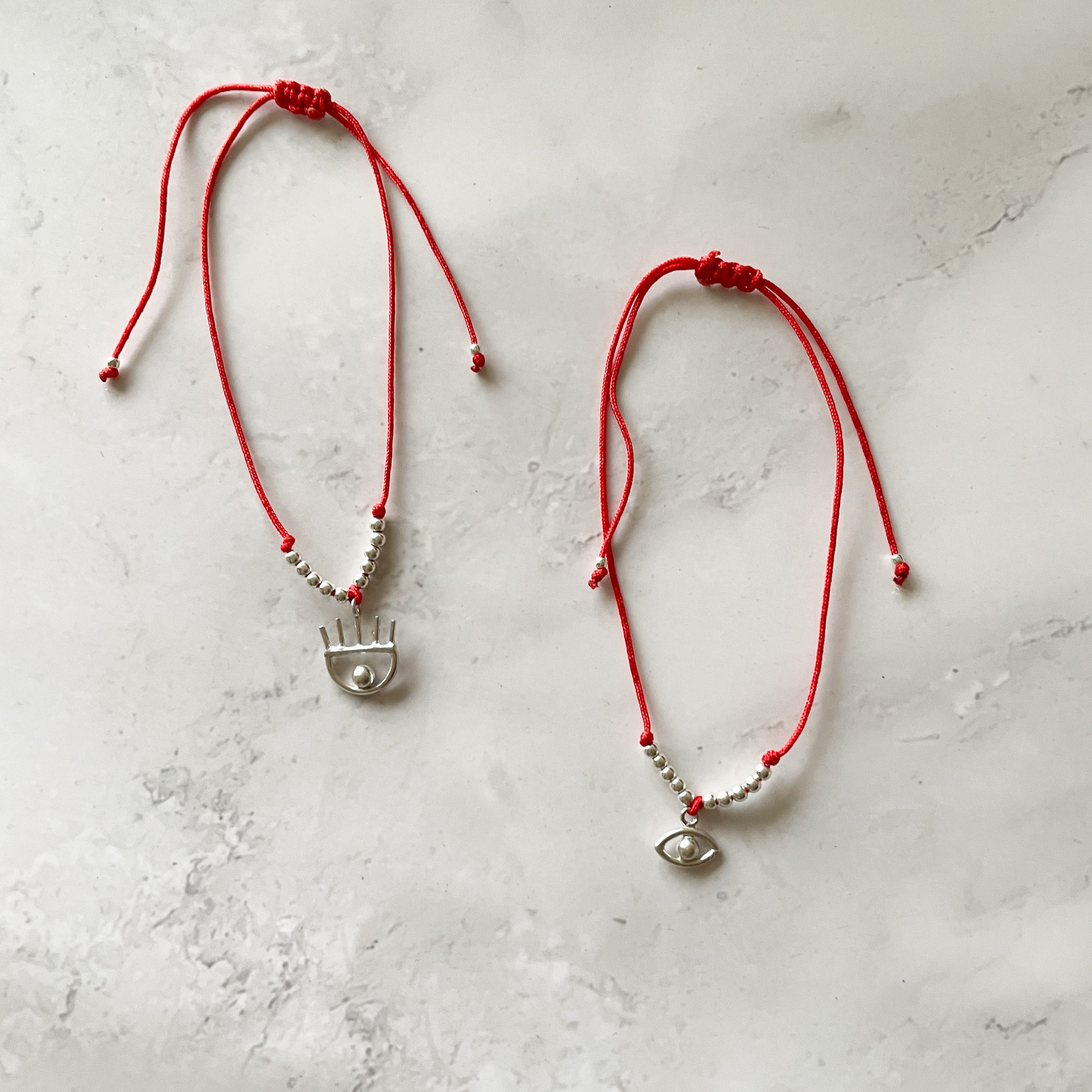 Pulseras hilo rojo y ojo